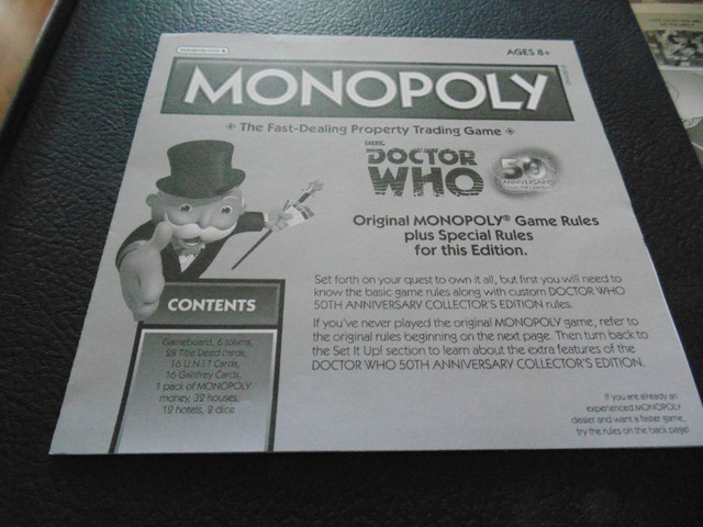 Monooly-Dr. Who in Toys & Games in London - Image 3