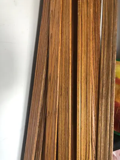 Oak baseboard and door casting, View more