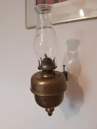 P&A Mfg Co. Waterbury Conn. CT USA Kerosene brass oil lamp