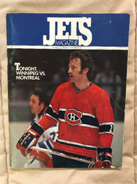 Dec 15, 1979 Canadiens vs Jets Game Program - Tuxedo Night