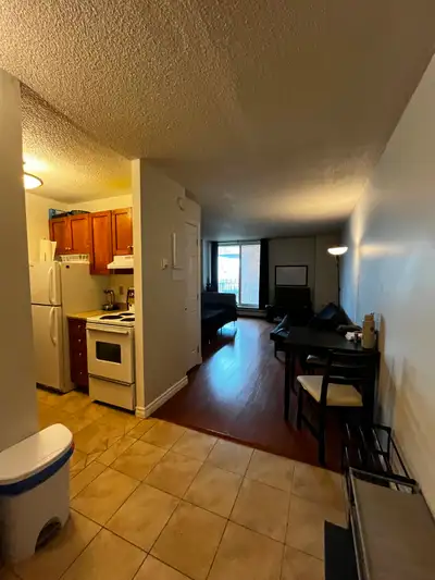 Looking to transfer my lease or sublet a cozy studio apartment with a full kitchen and a lovely balc...