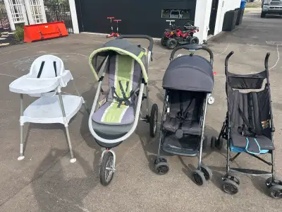 Strollers & high chair., View more