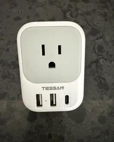 TESSAN Type G US to UK Plug Adapter, View more