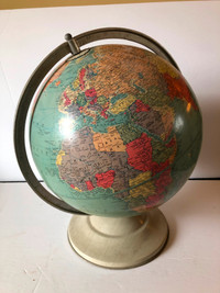 Vintage Replogle World Globe