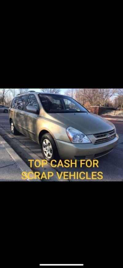 Top Dollar For Unwanted Scrap Vehicles