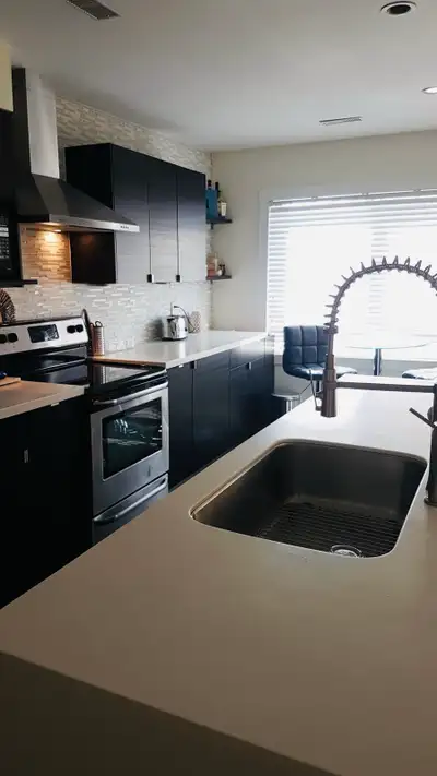 February 05 - 16 ONLY. Beautiful 1 bed + den short-term rental in quiet lakefront neighborhood, a sh...