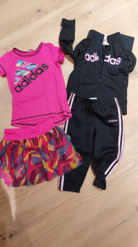 Adidas sets- for toddler girl siz3 18 mo and 2 years