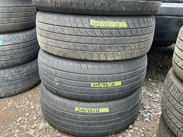 205/55/16 (4) Used Tires in Tires & Rims in Bedford