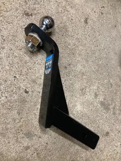 I have a brand new ball mount for sale. Fits 2” receiver hitches. Includes a 2” ball. Asking $25.