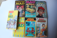 7- Mad Magazine 1960's-70's Paperback Novel / Books
