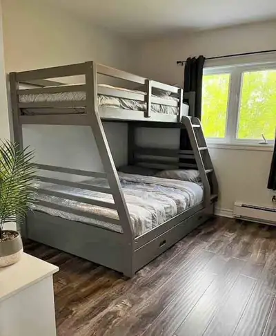 Brand New BunkBed TWIN over FULL with drawers, View more