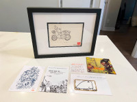 Original Drawing, Signed Items, Booklet and More by David Choe