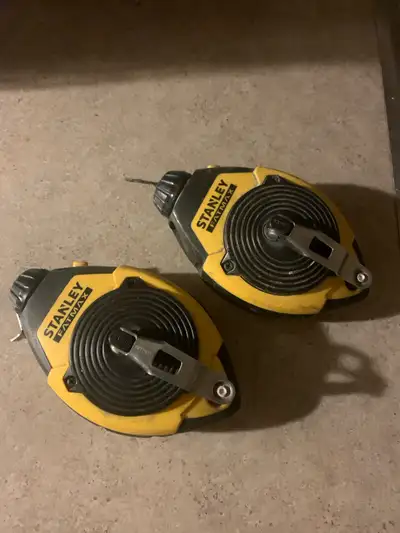 Set of 2 Stanley FatMax Chalk Line Reels, View more