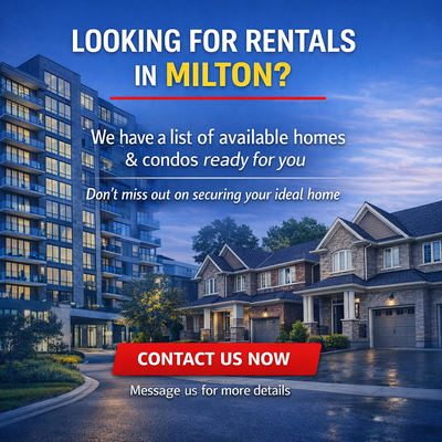 Looking for rentals in Milton? We offer a wide selection of homes, condos, and townhouses ready for...