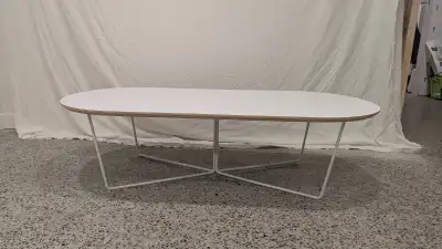 Discontinued Gus Modern "Array" Oval Coffee Table (White)*, View more