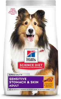 Hill's Science Diet Dry Dog Food, Sensitive Stomach & Skin 30Lb