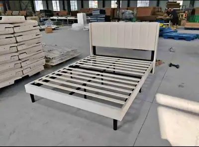 Velvet Bed Frame double size-Brand New, View more