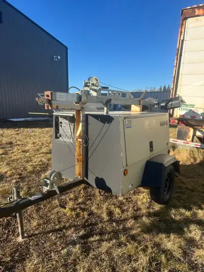 Two 20kw light towers and a 75kva generator. 2012 allmand 20kw 10943hrs. All four lights work. Singl...
