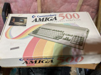 Commodore Amiga 500 - With Original Box, Mouse, Modem, Manual