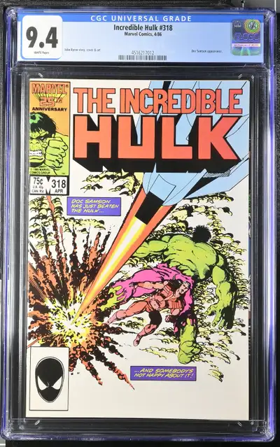 CGC Graded Comics - Incredible Hulk - Marvel Book White Pages NM, View more