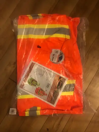 Pioneer 5626 Waterproof Safety Jacket - Hi-Vis Orange 2XL, View more