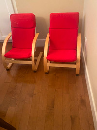 2 Poang Rocking Chairs for kids