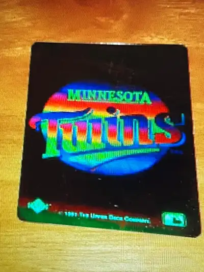 1991 Upper Deck Minnesota Twins Hologram card NM -MT., View more