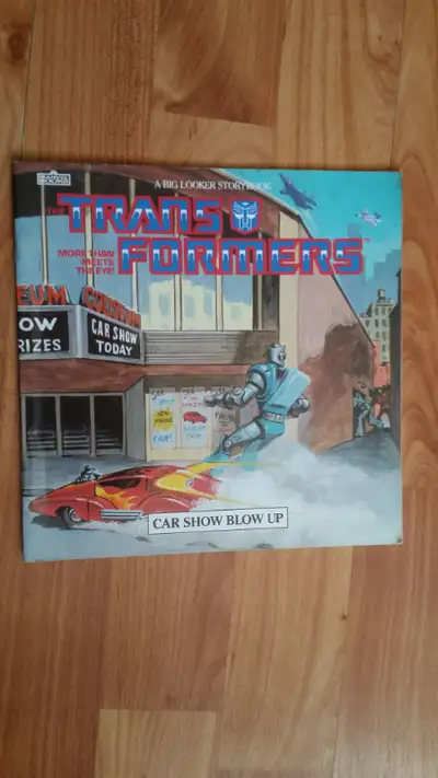 Transformers Car Show Blow Up Marvel Book, View more
