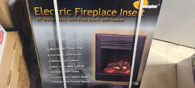 Flameglow Electric Fireplace and Mantle, View more