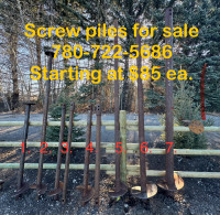 Deck screw piles for sale. DIY installation. Starting at $85ea. 