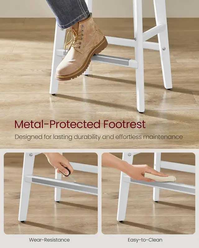 Saddle Counter Height Bar Stools, 26-Inch Backless Kitchen Stool in Chairs & Recliners in Markham / York Region - Image 6