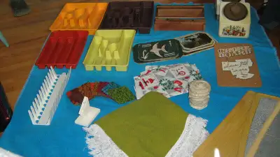 **Vintage 70's Trays, Kitchen Wares, Oven Racks Plus **, View more