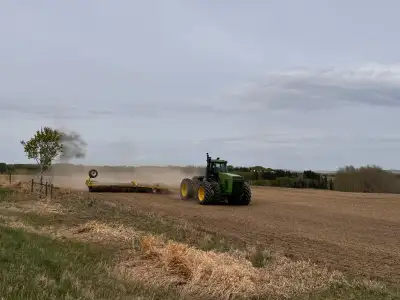 Young farm family looking for land to rent for the 2026 crop year and beyond in the Leslieville-Eckv...