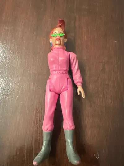 Vintage The Real Ghostbusters 1987 Janine Melnitz Fright Features Figure missing right arm(887)