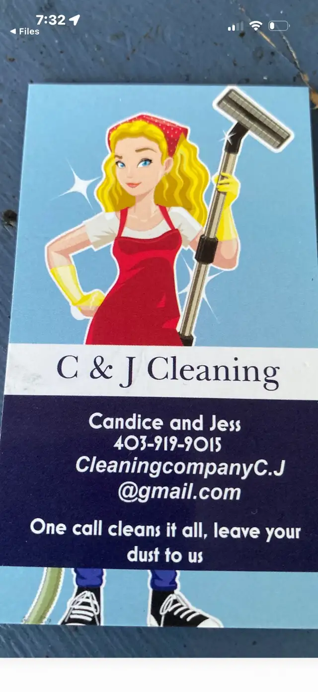 offering cleaning 