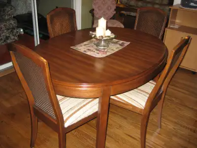 Solid wood dining room set, View more