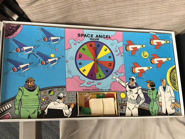 Space Angel Board Game 1965 Transogram in Toys & Games in Winnipeg - Image 3