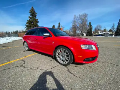 2006 Audi B7 S4 Avant Brilliant Red 155,391 kms 4.2L V8 w/ automatic transmission Quattro AWD Active...