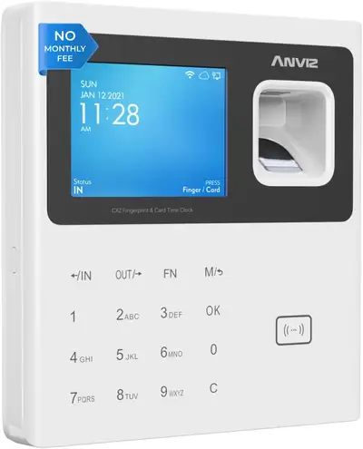 Fingerprint Time Clock, Biometric Attendance Machine with Free C, View more