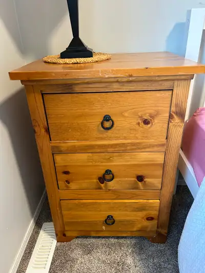 Solid Wood Nightstand - Spruce Grove, View more