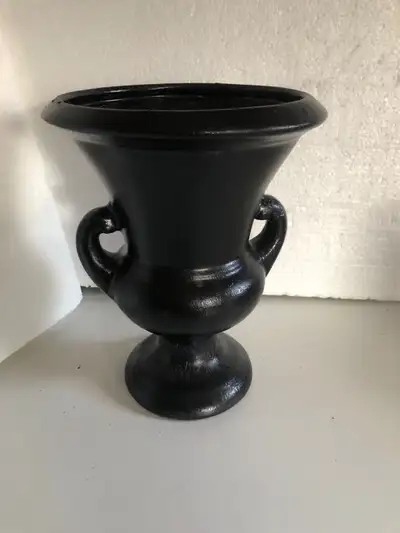 Black 9”x 5 “ urn, View more