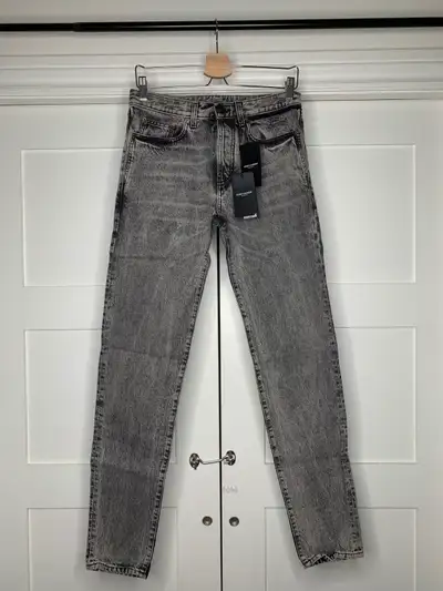 Saint Laurent Gray Denim Pants, View more
