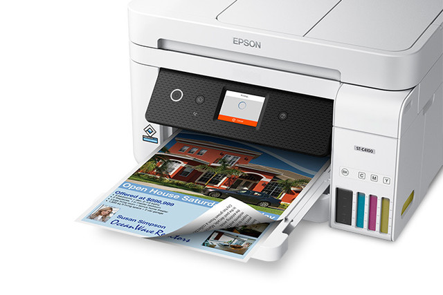Epson WorkForce ST-C4100 Supertank Colour Printer in Printers, Scanners & Fax in Regina - Image 2