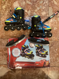 Lightning McQueen Adjustable Switcher Skates 2-in-1