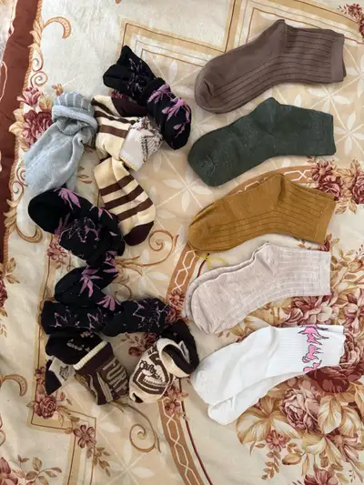 12 pairs of socks - teens/adults, View more