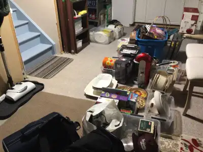 Subdivision sale. Lots of kitchen stuff for sale. Many homes will be having a garage sale