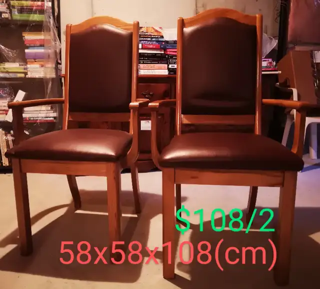 folding wooden chairs, wooden chairs, stool, in Chairs & Recliners in Markham / York Region - Image 6