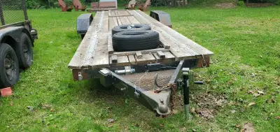 24 x 6 (71 inches) flatdeck trailer used for ATV and Side By Side. Reason for selling: not being use...