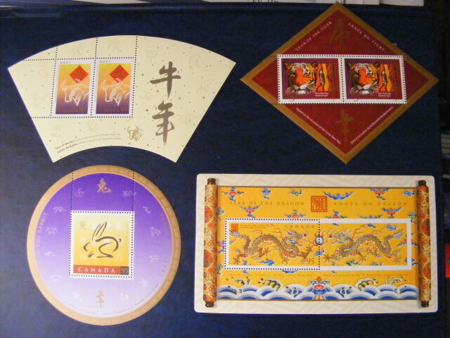 Canada Chinese New Year 1997-2008, Souvenir & Uncut Press Sheets in Arts & Collectibles in Brantford