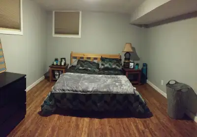 Basement suite blocks from Concordia and the river valley